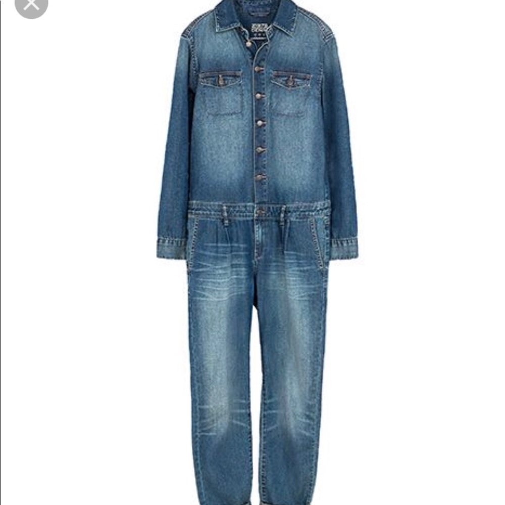 Zara denim jumpsuit